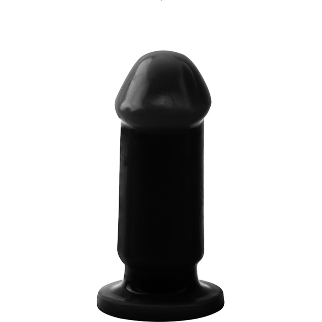 Черный анальный фаллоимитатор Evil Dildo Plug S - 9 см - Rubicon. Фотография 2.