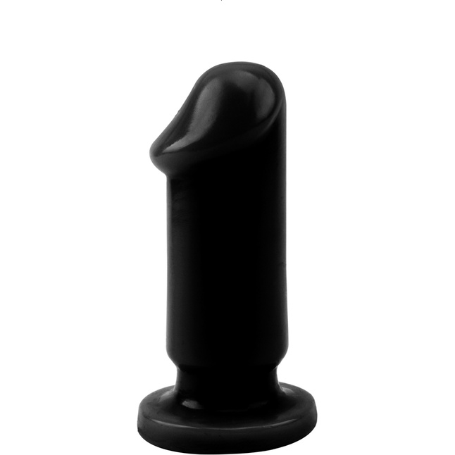 Черный анальный фаллоимитатор Evil Dildo Plug S - 9 см - Rubicon