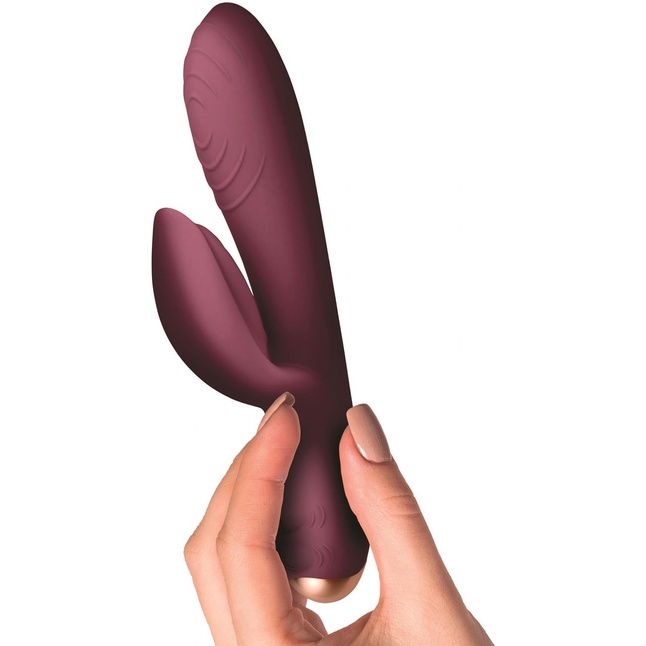 Фиолетовый вибратор-кролик Every Girl - 18,2 см. Фотография 2.