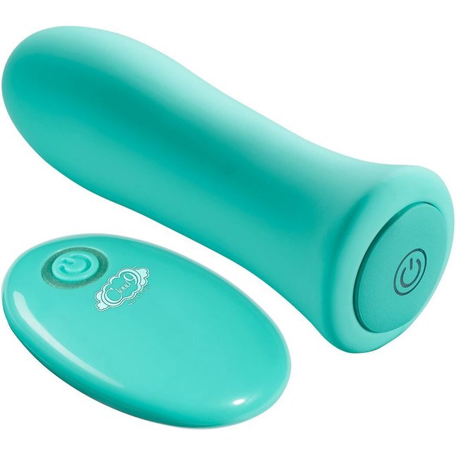 Зеленая вибропуля с пультом ДУ Pro Sensual Bullet Vibrator - Cloud 9. Фотография 2.