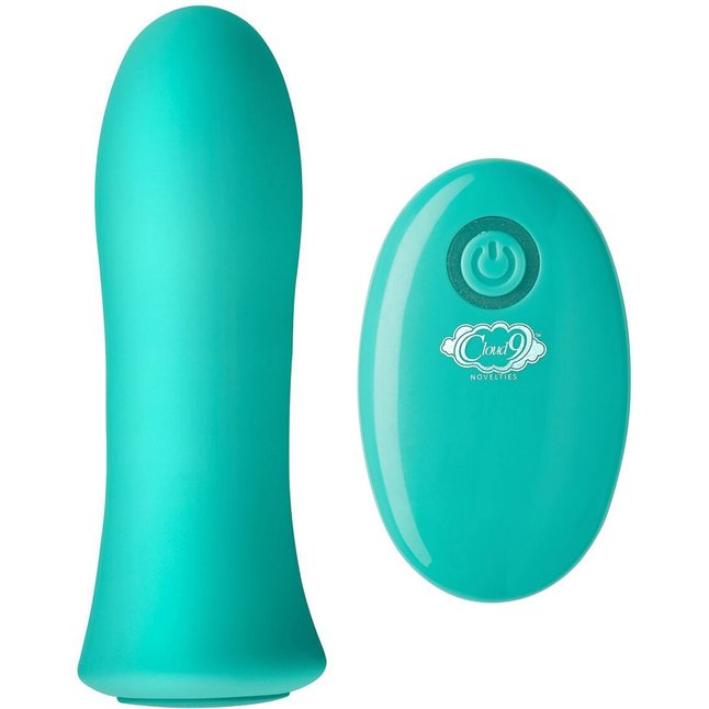 Зеленая вибропуля с пультом ДУ Pro Sensual Bullet Vibrator - Cloud 9