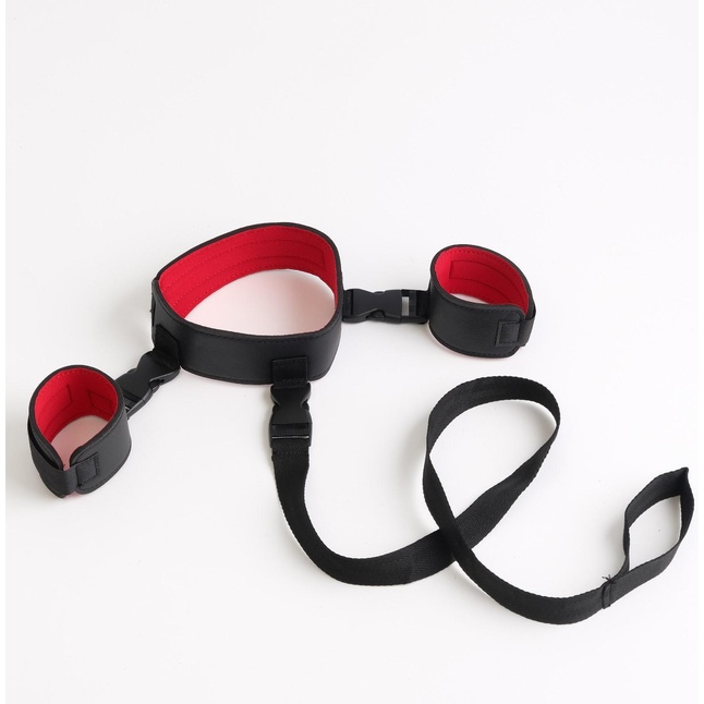 Черно-красный эротический набор из 7 предметов - Оки-Чпоки. Фотография 5.