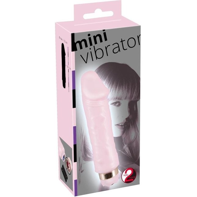 Нежно-розовый вибратор Minivibrator - 16,1 см - You2Toys. Фотография 2.