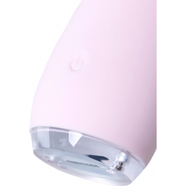 Нежно-розовый вибратор PPP SHIO-PRO - 21 см. Фотография 13.