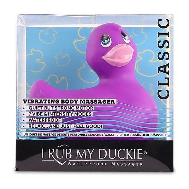 Фиолетовый вибратор-уточка I Rub My Duckie 2.0. Фотография 2.