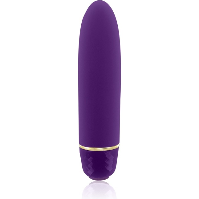 Фиолетовая вибропуля Classique Vibe - 12 см
