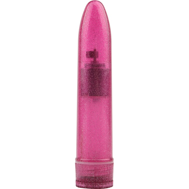 Розовый мини-вибратор Slim Mini Vibe - 13,2 см - Hi-Basic