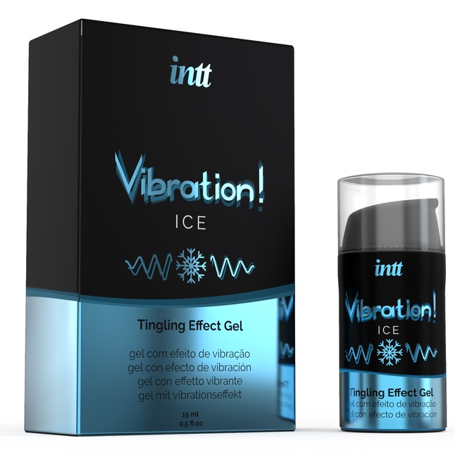 Жидкий интимный гель с эффектом вибрации Vibration! Ice - 15 мл. Фотография 2.