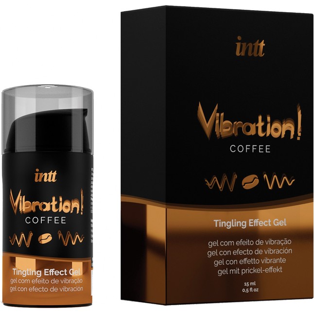 Жидкий интимный гель с эффектом вибрации Vibration! Coffee - 15 мл. Фотография 3.