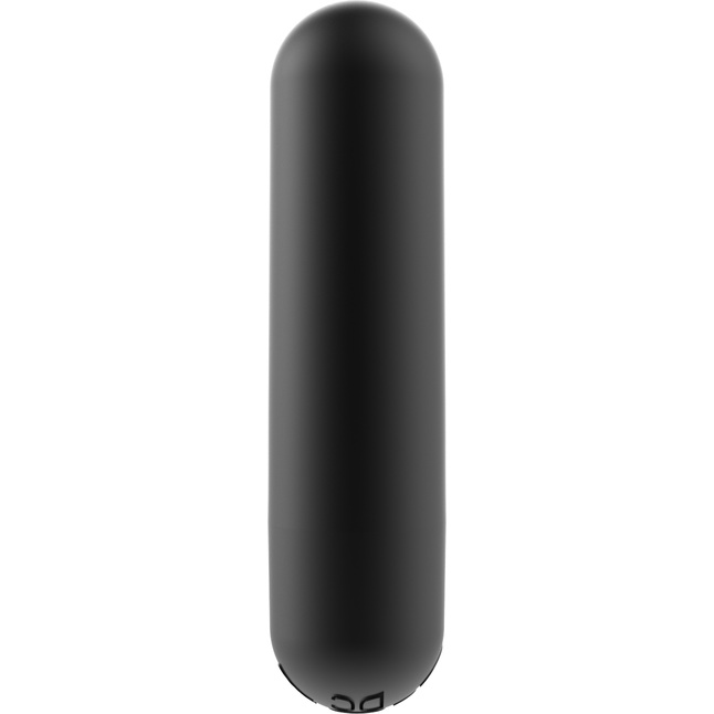 Черная перезаряжаемая вибропуля Clio - 7,6 см. Фотография 2.