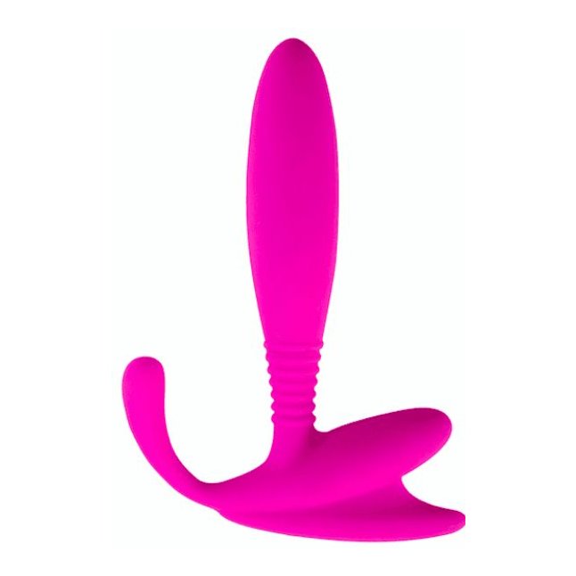 Розовый стимулятор простаты Beginner P-Spot Massager - 12 см