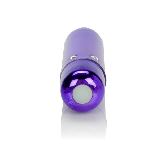 Фиолетовая вибропуля с кристаллами High Intensity Purple - Crystal Chic. Фотография 5.