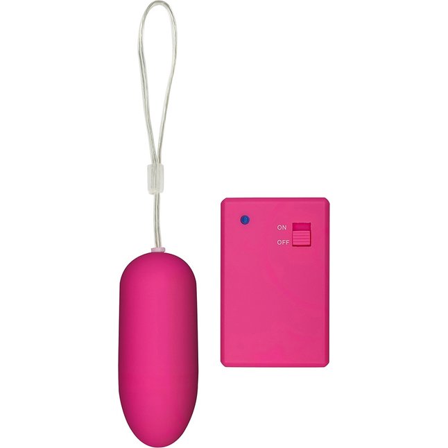 Розовое виброяйцо с дистанционным управлением Funky Remote Egg - 7,5 см - Funky. Фотография 2.