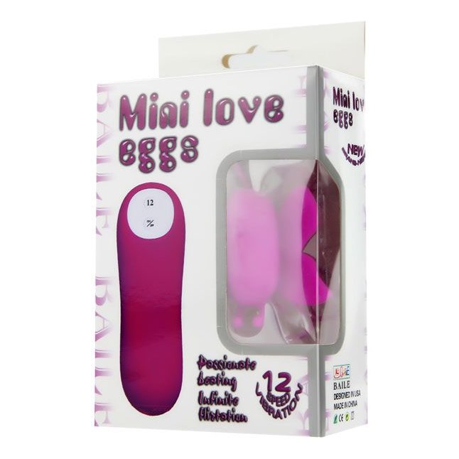 Силиконовая бабочка Mini Love Egg для массажа клитора. Фотография 7.