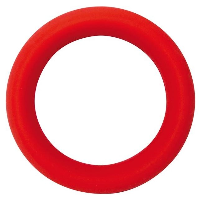 Красное эрекционное кольцо на пенис POWER PENISRING LARGE - Manpower