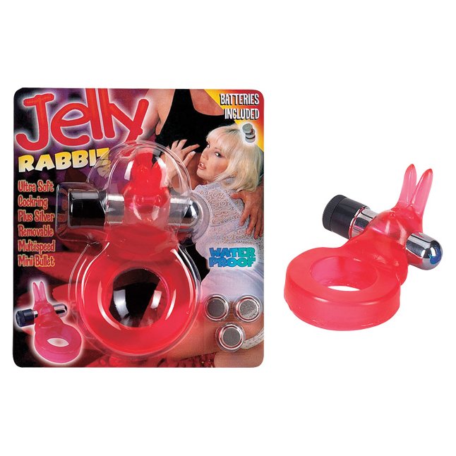 Эрекционное виброкольцо Jelly Rabbit