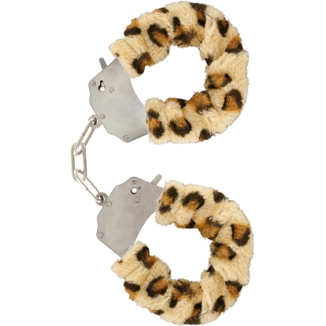 Наручники с леопардовым мехом Furry Fun Cuffs Leopard - Classics