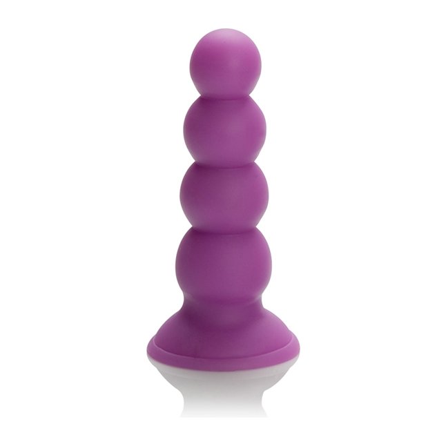Фиолетовая анальная елочка Futurotic Plush Advanced - 13 см - Anal Toys
