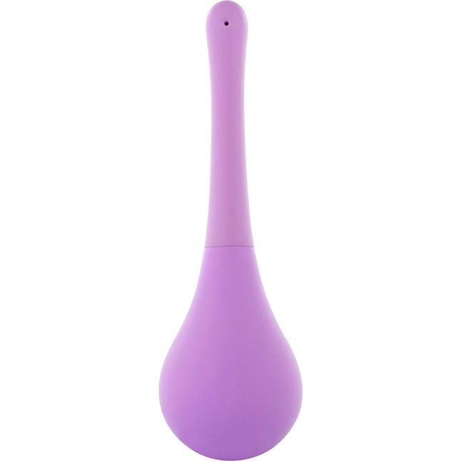 Фиолетовый анальный душ SQUEEZE CLEAN - Premium Range
