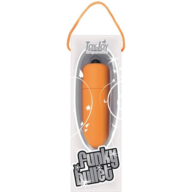 Оранжевая вибропуля Funky Bullet - 5,5 см - Funky