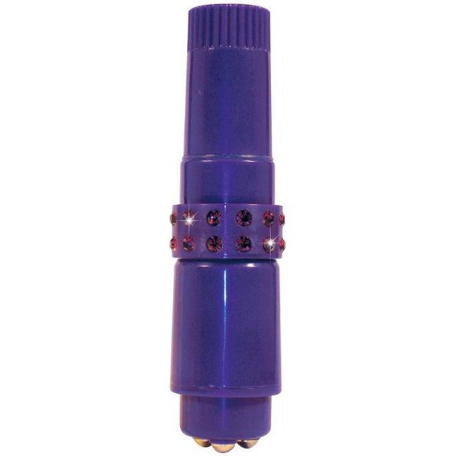 Фиолетовая виброракета DIAMOND POCKET ROCKET - 10 см - Basics