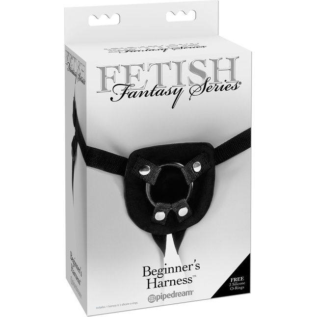 Трусики для крепления фаллоимитаторов BEGINNERS HARNESS - Fetish Fantasy Harness Collection. Фотография 8.