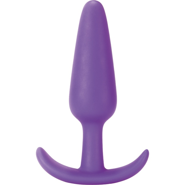 Фиолетовая анальная втулка The Cork Medium - 12,4 см - Shots Toys