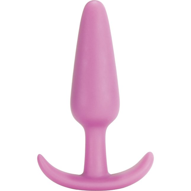 Розовая анальная втулка The Cork Small - 10 см - Shots Toys