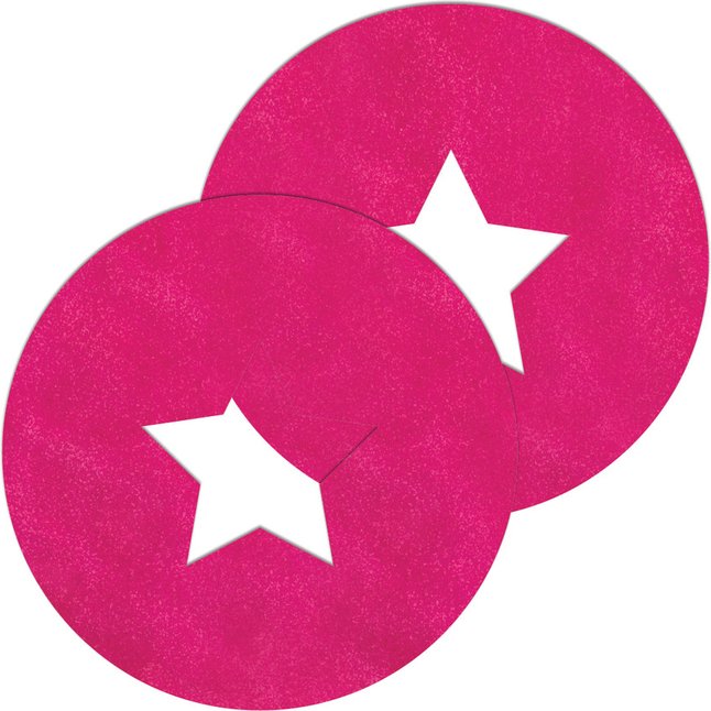 Розовые круглые пестис со звёздочками - Ouch!