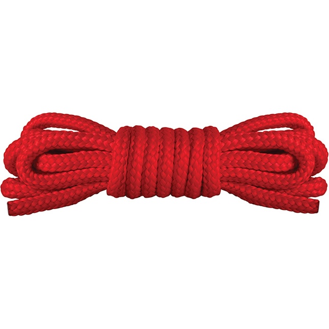 Красная нейлоновая верёвка для бандажа Japanese Mini - 1,5 м - Ouch!
