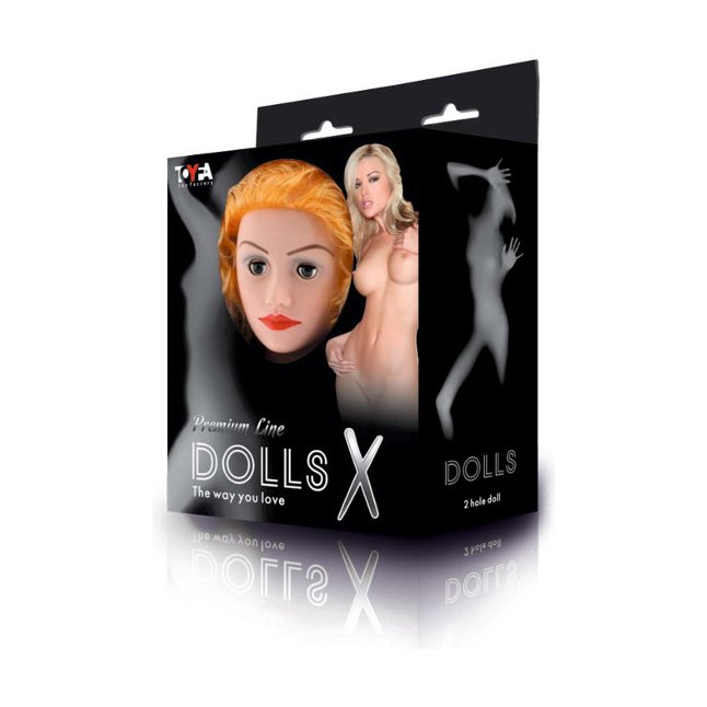 Надувная секс-кукла с реалистичной головой - Dolls-X