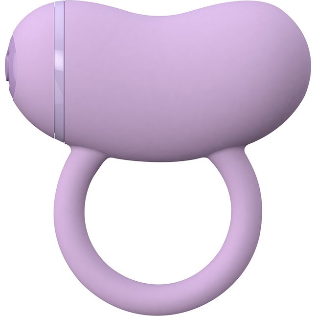 Сиреневое виброкольцо на пенис ENZO COUPLES RING - Cute