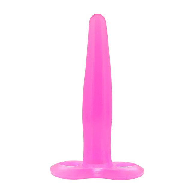 Розовая силиконовая втулка BUTT HUNGRY 5 SILICON ANAL TOOL PINK - 12,7 см