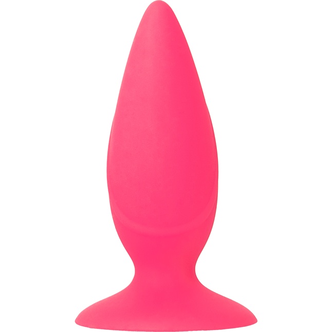 Конусообразная анальная пробка POPO Pleasure розового цвета - 9 см. Фотография 3.