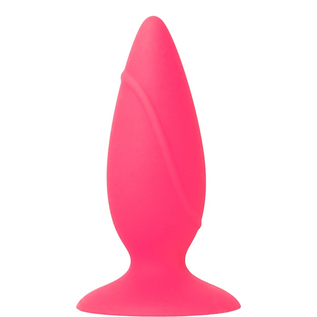 Конусообразная анальная пробка POPO Pleasure розового цвета - 9 см