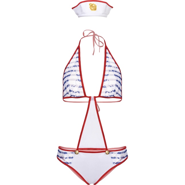 Игровой костюм морячки: боди и головной убор. Фотография 3.