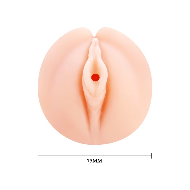 Телесный мастурбатор-вагина с вибрацией. Фотография 6.