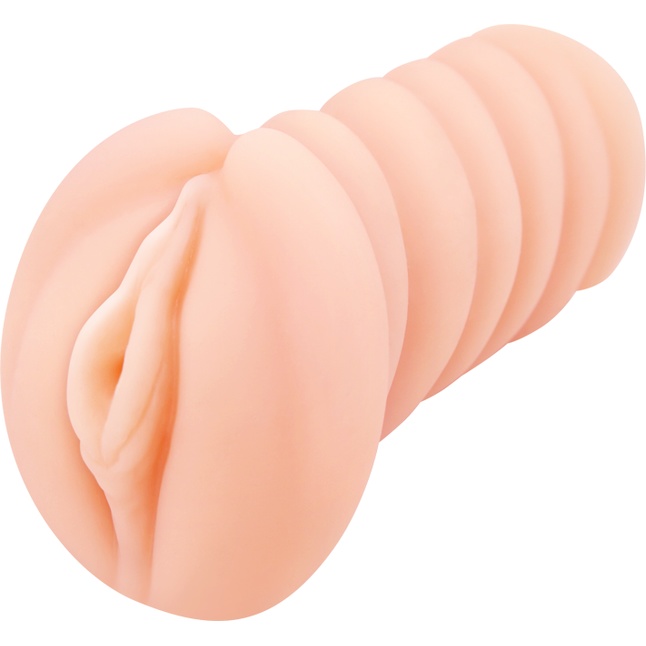 Телесный мастурбатор-вагина с вибрацией