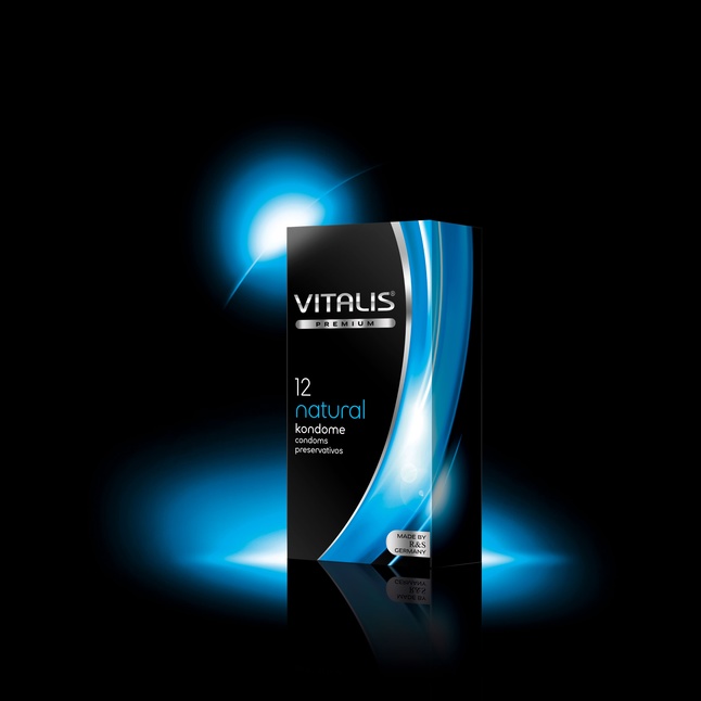 Классические презервативы VITALIS PREMIUM natural - 12 шт. Фотография 2.