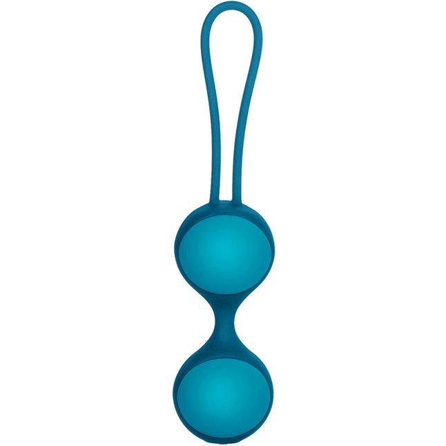 Бирюзовые вагинальные шарики Mini Stella II - Key
