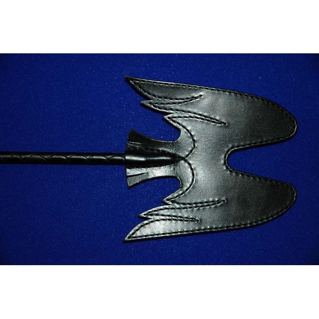 Чёрный стек Крылья Амура с наконечником в виде крылышек - 80 см. Фотография 2.