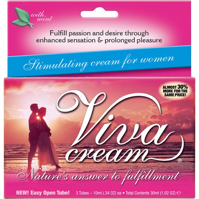 Стимулирующий крем VivaCream для женщин - 30 мл - Creams   Cleaning Sprays 