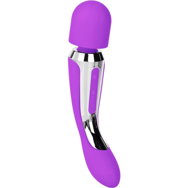 Фиолетовый вибромассажер Body Wand Massager - 22,25 см - Embrace