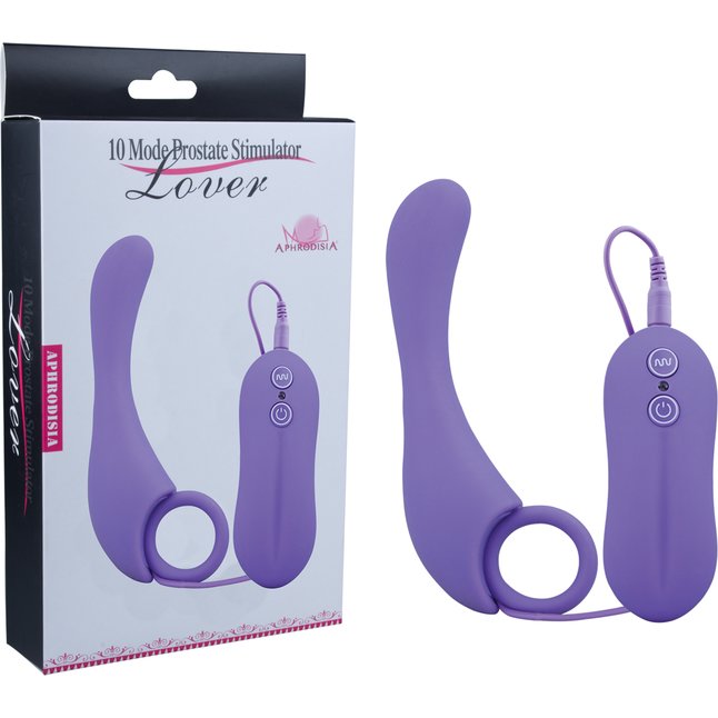 Фиолетовый вибростимулятор простаты Prostate Stimulator-Lover - 13 см