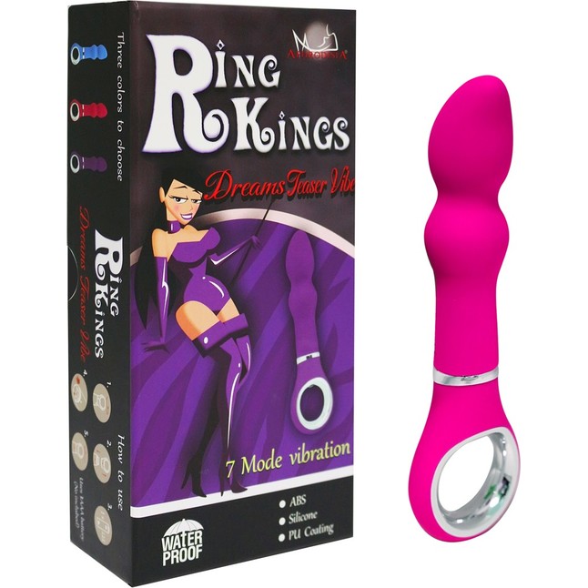 Розовый вибратор Ring Kings - 7 Mode Dreams Vibe. Фотография 2.