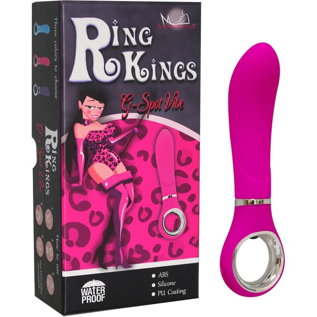 Розовый вибратор Ring Kings-7 Mode G-Spot Vibe Pink. Фотография 2.