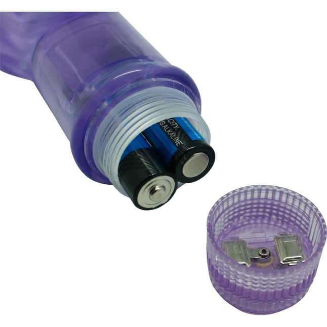 Фиолетовый вибростимулятор Dual Stimulator Curvaceous. Фотография 2.