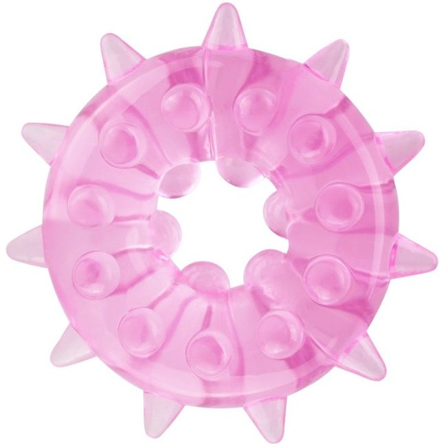 Розовое кольцо на пенис Heavy Cock Ring- Ice Flower