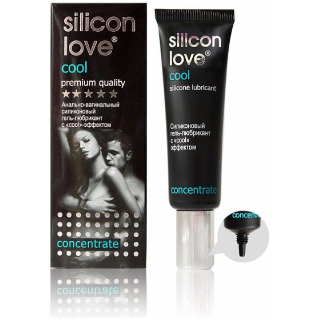 Освежающий гель-лубрикант на силиконовой основе Silicon Love cool- 30 гр - Серия Silicone Love