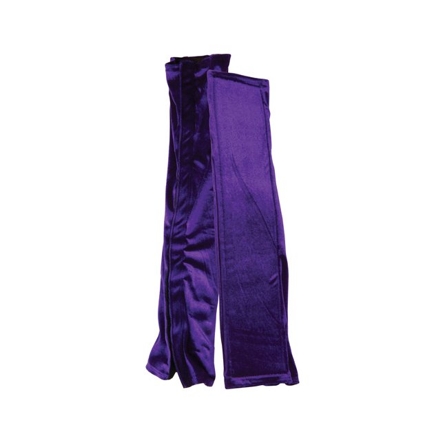 Бархатистые фиолетовые чехлы для любовных качелей - TLC. Фотография 2.